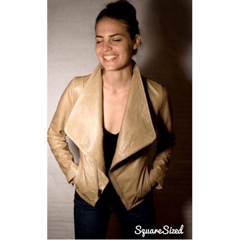 Hare + Hart leather jacket